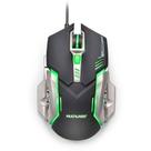 Mouse Gamer Multi 2400DPI Preto e Grafite com LED - MO269