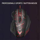 Mouse gamer para jogo computador X7 USB LED laser 7 Botões Profissional 3200DPI Ergonomico