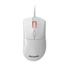 Mouse Gamer Pcyes Hydrus White Ghost - 12400 Dpi - Rgb - 6 Botões - Pmghwg