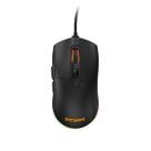 Mouse Gamer Pcyes Malus Black Vulcan - 12400 Dpi - Rgb - 6 Botões - Pmgmbv