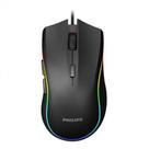 Mouse gamer philips momentum rgb preto spk9403b