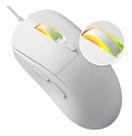 Mouse gamer programavel rgb eg116/flyn branco com fio evolut pro