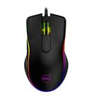 Mouse gamer rainbow 3600dpi rgb com fio preto - dazz