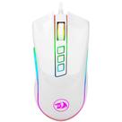 Mouse Gamer Redragon Cobra - RGB com Fio M711W - Branco