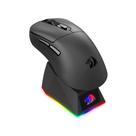 Mouse Gamer Redragon Ebony Standard 24000DPI Com Dock Carregamento Preto