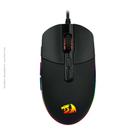 Mouse Gamer Redragon Invader, RGB, 10000 DPI, 7 Botões, Preto - M719-RGB