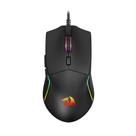 Mouse gamer redragon naga, rgb, usb, 10000dpi, 6 botões, black - m730-rgb