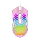 Mouse Gamer Redragon Reaping Elite RGB 32000DPI 1000Hz PMW3389 USB 2.0 Rosa E Branco - M987PW-P Mouse Gamer Redragon Reaping Elite RGB 32000DPI 1000Hz PMW3389 USB 2.0 Rosa E Branco - M987PW-P