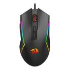 Mouse Gamer Redragon Trident Lite RGB 8000dpi 7 Botões Macro Ergonômico USB PC M613 Preto