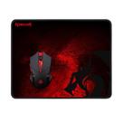 Mouse Gamer Redragon USB + Mouse Pad M601WL-Ba 2 Em 1 Preto/Vermelho