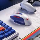 Mouse Gamer Redragon Woki M994 Sem Fio - Azul Branco Cor:Branco-Azul