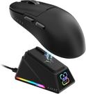 Mouse gamer sem fio A.JAZZ AJ159 APEX 56 g com RGB e base de carregamento Mouse gamer sem fio A.JAZZ AJ159 APEX 56 g com RGB e base de carregamento