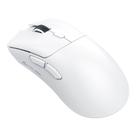 Mouse Gamer sem Fio Attack Shark R1 Ultraleve e design Ergonômico, Tri-Mode, 18.000 DPI, Sensor Óptico PAW3311, 6 Botões - Branco