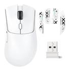 Mouse Gamer Sem Fio Bluetooth R1 Superlight, 18K DPI, Branco