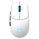Mouse Gamer Sem Fio Fortrek Rogue - 2.4GHz - 16.000dpi - Sensor PixArt 3311 - RGB - Branco - 85031