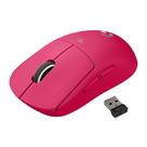 Mouse Gamer Sem Fio Logitech G PRO X Superlight Lightspeed, 25.600 DPI, 5 Botões Programáveis, Sensor HERO 25K, Magenta - 910-005955 Mouse Gamer Sem Fio Logitech G PRO X Superlight Lightspeed, 25.600 DPI, 5 Botões Programáveis, Sensor HERO 25K, Magenta - 910-005955