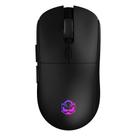 Mouse Gamer Sem Fio Pcyes Basaran Stealth Black Vulcan - 10000 Dpi - Rgb - 6 Botões - Pmgbrstbv