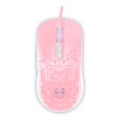 Mouse gamer skadi com 12000 dpi usb 2.0 1,5m de cabo dazz rosa
