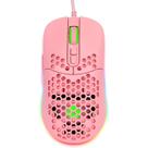 Mouse gamer vx gaming void led rgb 7600 dpi rosa