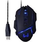 Mouse Gamer Warrior Ivor 3200DPI 7 Botões Controle DPI Preto - MO261