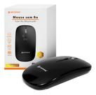 Mouse Home Office Moderno Ultrafino Sem Fio Recarregável Cor Preto Mouse Home Office Moderno Ultrafino Sem Fio Recarregável Cor Preto