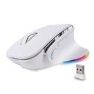 Mouse Jiggler KUYHRF Ergonômico Bluetooth Vertical Branco
