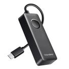 Mouse Jiggler Vaydeer USB C 3 modos sem driver preto Mouse Jiggler Vaydeer USB C 3 modos sem driver preto