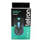 Mouse letron optico usb gamer metron m1603b