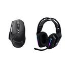 Mouse Logitech G G502 X + Headset Gamer Sem Fio G733
