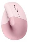 Mouse Logitech Lift Vertical Preto/rosa (910-006466)