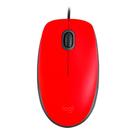 Mouse Logitech M110 Silent Vermelho 910-006755
