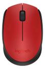 Mouse Logitech M170 Wireless sem Fio Vermelho 1000 DPI Original