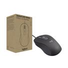Mouse Logitech M520 L com fio USB-C óptico grafite
