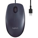 Mouse Logitech M90 com Fio USB 1000 DPI Sensor Óptico Ergonômico Ambidestro Original Pronta Entrega