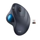 Mouse Logitech Wireless M570 Trackball - Formato Esculpido
