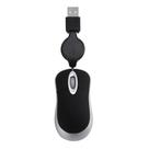 Mouse mini óptico usb retrátil preto Mouse mini óptico usb retrátil preto
