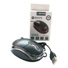 Mouse Optical Home Office Com Fio Usb Mini 1000 Dpi Novo !! - Verde