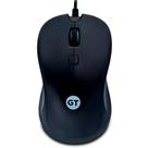 Mouse Óptico Ambidestro, GT Business, 1.200DPI, USB, Cabo 1.50Mt, Emborrachado, Preto Mouse Óptico Ambidestro, GT Business, 1.200DPI, USB, Cabo 1.50Mt, Emborrachado, Preto