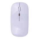 Mouse Óptico Bluetooth Recarregável - Silencioso Slim LED