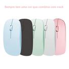 Mouse Óptico com Fio Usb Macaron Verde - SB-S12