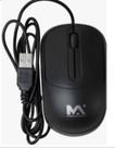 Mouse Óptico Com Fio Usb Maxmidia Preto.