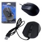 Mouse Óptico com Fio USB Vision YT2045 Cabo 1,25M 1000 DPI