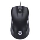 Mouse óptico Corp 1000 Dpi Cabo Usb 1.8m Preto - Cm100