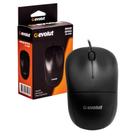 Mouse Óptico EO-102 Preto Evolut USB Preto 1000 DPI Ergonômico Mouse Óptico EO-102 Preto Evolut USB Preto 1000 DPI Ergonômico