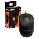 Mouse optico evolut usb 1000dpi preto eo102