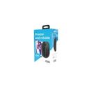 Mouse Óptico Sem Fio 1600DPI Cinza/Preto
