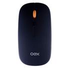 Mouse Optico Sem Fio 2 Conexões Dual Mode OEX Preto