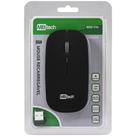 Mouse Óptico Sem Fio Recarregável - Silencioso Slim Usb 3.0 Preto