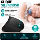 Mouse Ortopédico Mouse Ergonômico Sem Fio Vertical Bluetooth Conforto e Resistência Mouse Ortopédico Mouse Ergonômico Sem Fio Vertical Bluetooth Conforto e Resistência
