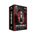 Mouse ótico Gamer C3tech Mg-11bsi Preto E Prata